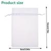 20Pcs Lavender Pattern Drawstring Mesh Bags Dried Flower Herbs Spices Storage Bag Odor-Eliminating Breathable Fragrance Pouches