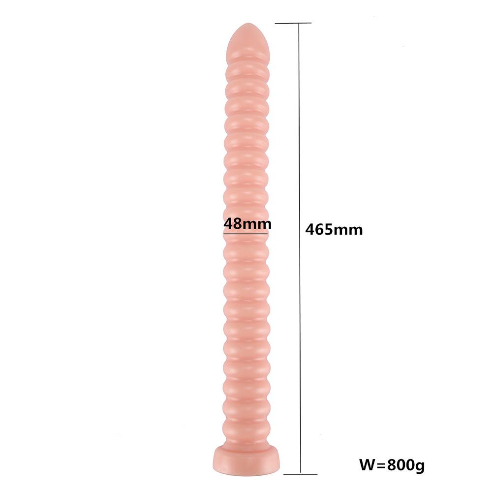 46.5CM Adult Products for Anal Spiral Big Dildo Anal Plug BDSM Women's Sex Toys Masturbator Fisting Big Penis
