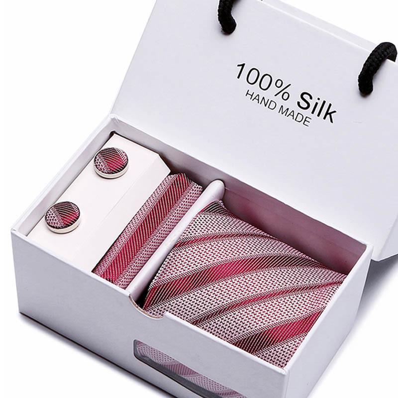 Gift Box Five-Piece Tie Men'S Formal Wear Business Casual Wedding Groom Bow Tie Square Scarf