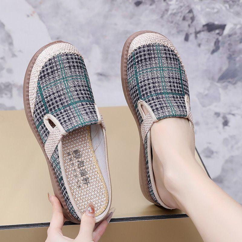 Fashion Soft Woman Slippers Thick Comfortable Round Toe Slides Summer Shoes for Women Sale Designer Luxury Footwear 2025 Trend Sandals