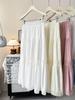 Elegant Hollow Lace Embroidery Patchwork High-Waisted A-Line Midi Skirt - 2026 Versatile Women's Fashion in White