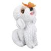 Solar Dog Garden Decor Statues with Changing LED Light Outdoor Dog Statue for Outside Lawn Porch