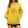 Women's Winter Christmas Printed Pullover Hooded Sweatshirt Fleece Long Sleeve Sweatshirt