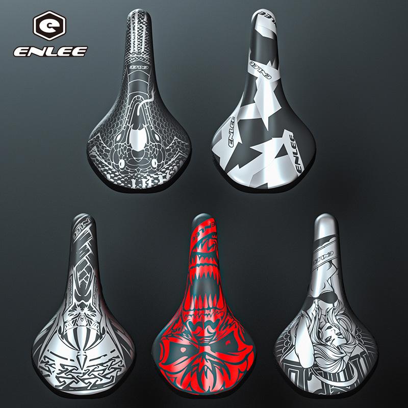 ENLEE Bicycle Seat Cushion Saddle Mountain Bike Seat Cushion Shock Absorber Seat Bicycle Accessories, Cycling Equipment