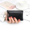 Women's Mini Zipper Coin Purse & Key Pouch Wallet