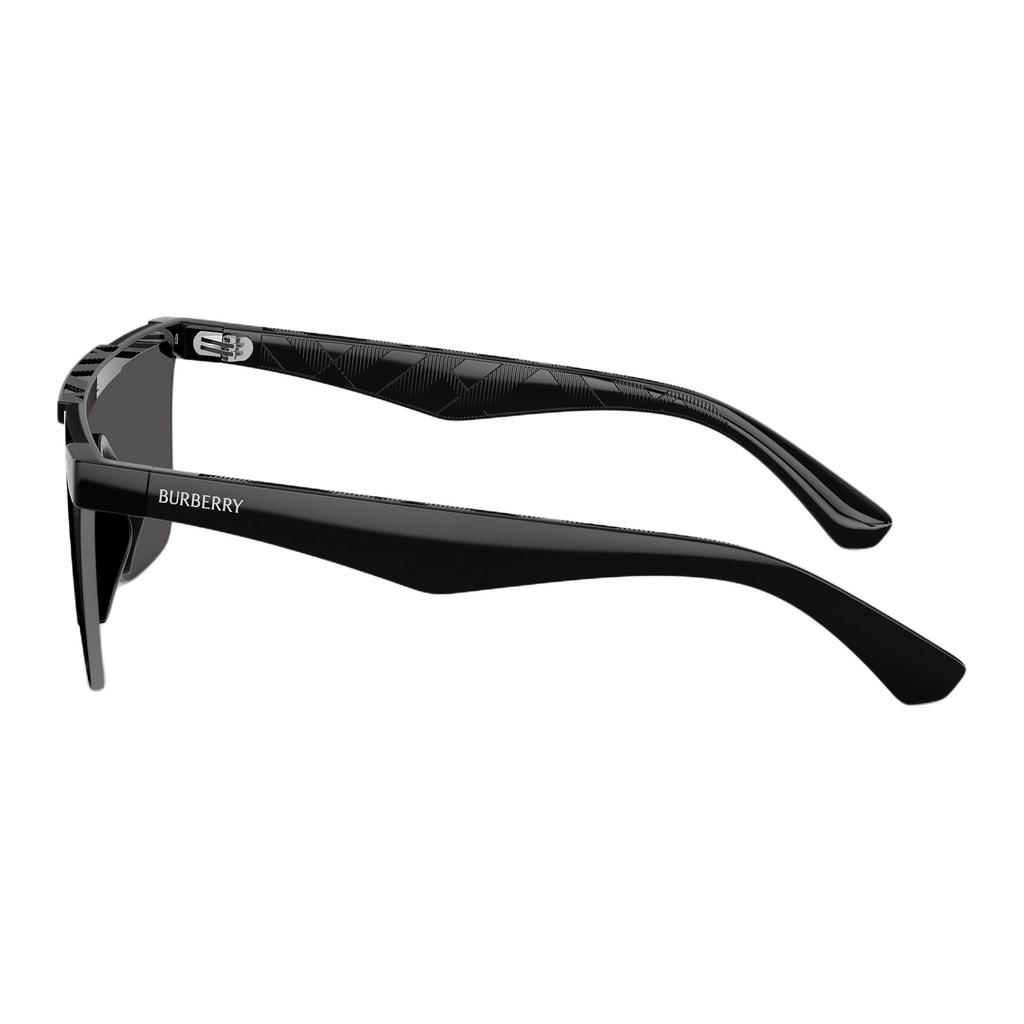 Burberry 4480D Brand Logo Irregular Shape Sunglasses Unisex sunglasses Black 0BE4480D-3001