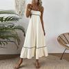 Women's Casual Sleeveless Sundress Plain Long Summer Beach Maxi Dress