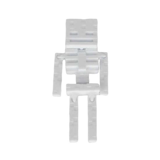 Pixel Robot Ornament Fidget Toy Mini Robot Figurine DIY Assembly Toy Robot Figure Stress Relief Toy Gift for Robot Lovers