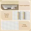 Bathroom Under-Sink Cabinet, 2 Doors, Adjustable Shelf, 60 x 30 x 61 cm, White