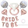 Rose Gold Bride To Be Letter Foil Balloon Love Ballon Wedding Engagement Decor Bachelor Party Wedding Bridal Shower Supplies