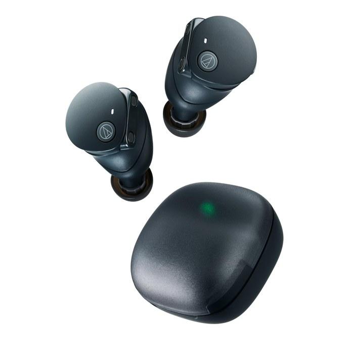 Audio-Technica ATH-CKS50TW2 BK Wireless EarbudsBluetooth, Magnetic Switch, 65H Playtime, IP55 Waterproof, Multipoint, Find My, HearThrough,