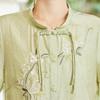 Pastte Summer New Chinese Style Embroidered Top & Pants Set for Women