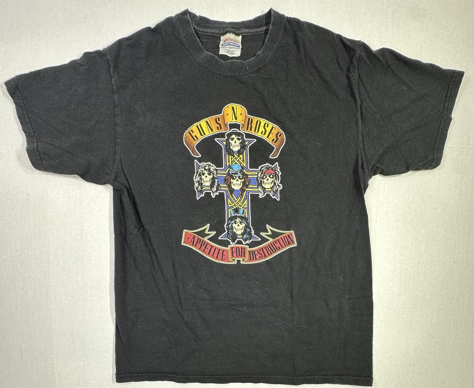 Guns N’ Roses Appetite for Destruction Band Y2K Rock M Unisex T-Shirt L