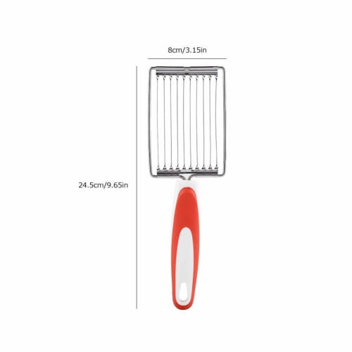 Luncheon Meat Slicer/Spam Cutter for Canned Meat, Cheese, Sushi, Ham, Boiled Eggs, Tomatoes, Peeled Pitaya, and More (Orange)