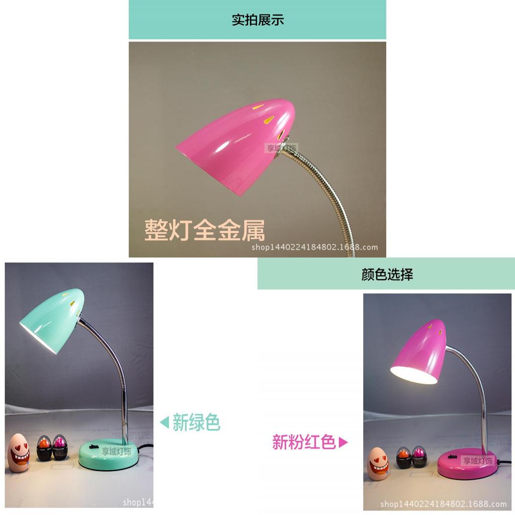 Modern Metal Led Desk Lamp With Foldable Design For Study And Bedroom Use