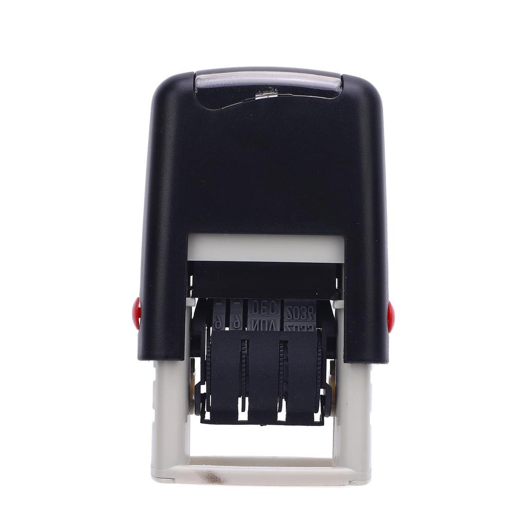 Self Inking Date Stamp 25x2.8mm English Date Clear Imprint Quick Drying Adjustable Self Inking Stamp English Date Stamp