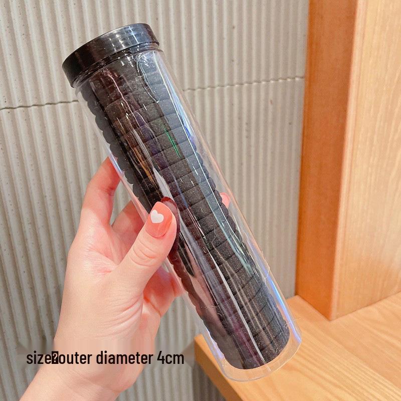 Children's Seamless High-Elasticity Hair Ties - No Damage Rubber Bands for Girls