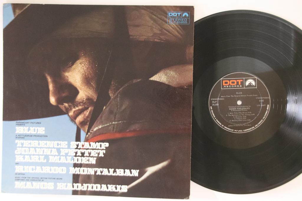 LP Record OST, MANOS HADJIDAKIS - Blue DLP25855 DOT 1968 US Soundtracks & Musicals Used