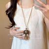 Bohemian Ceramic Necklace: Vintage Ethnic Long Sweater Chain & Zen Choker