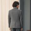 Septwolves Men's Melange Notch Lapel Suit Jacket