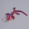 Adorable Multi Jointed Keyrings Creative 3D Printed Gecko Figurine Keychain Unique Backpack Decoration Accessories Gifts