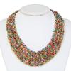 Hand-Woven Millet Bead Necklace Set Bohemian Wide Version Accessories Retro Exaggerated