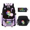 Game Merchandise Elementary And Secondary School Students Fashion Schoolbags Children'S Backpacks Three-Piece Set