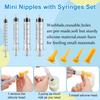 48 Pcs Puppy Kitten Whelping Kit Include 4 Puppy Feeding Tube, 6 Record Keeping Charts, 15 Whelping Collars, 15 Cord Clamps, 2 Gloves, Bulb