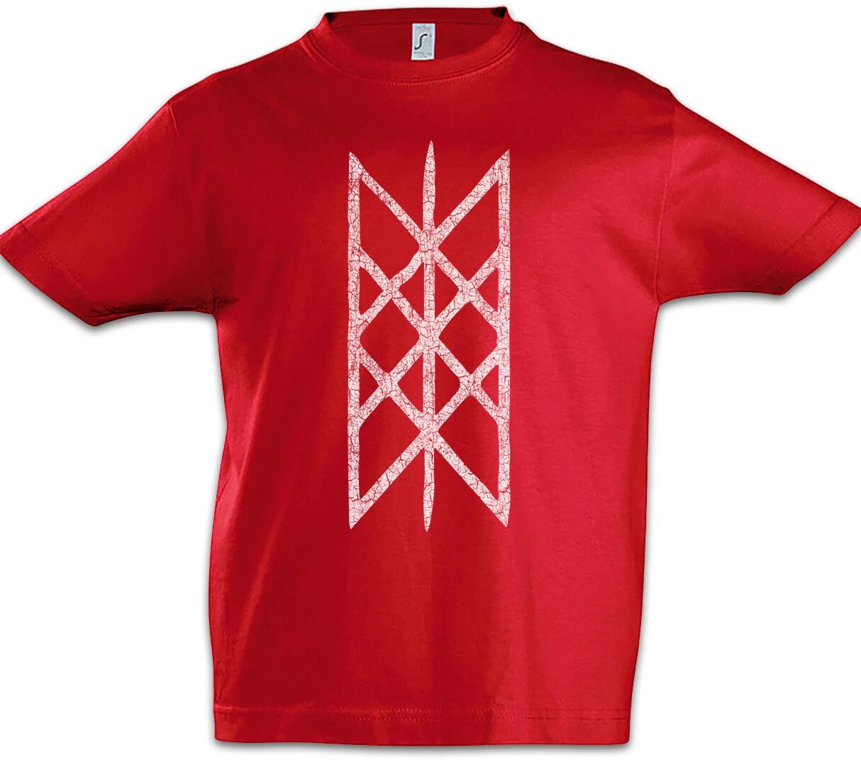 Web Of Wyrd Symbol Boys kids boys T-Shirt Vikings Vikings Odin Thor Norsemen Valhalla 130