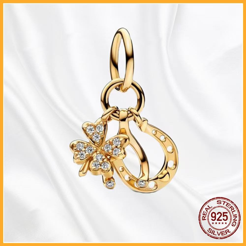 Authentic Copper Heart Art Charm Fit Original Bracelets Necklaces Beads Diy Jewelry Gifts Women