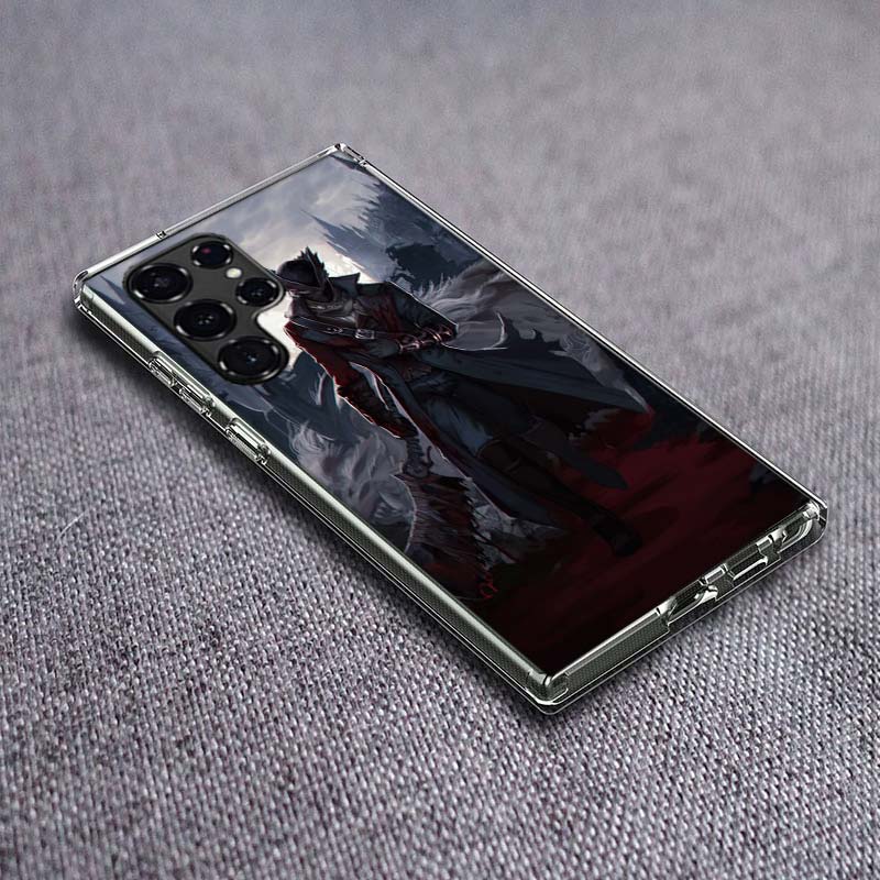 Game Bloodborne Phone Case For Samsung Galaxy S24 S23 S21 S20 FE S22 S26 Ultra S25 Edge S10 Plus Cover Clear TPU Capa Shell Coqu