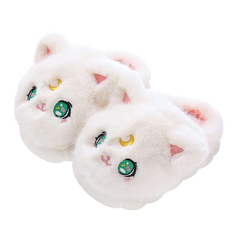 Kinder Winter Plüsch Baumwolle Kaninchen Hausschuhe - Gemütliches Indoor-Schuhwerk für Jungen und Mädchen