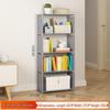 Large Combination Bookshelf: Floor-Standing Storage Rack with Desktop Steel Pipe Shelves for Kids