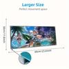 Genshin Impact Poster Farbe Mauspads Großes Gaming-Tischkissen Rutschfestes Laptop-Tablet Großes Mauspads XXL Matte Mini-PC-Spielmatte Mit Verriegeltem Rand