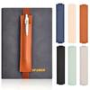 1/2pcs Leather Adjustable Elastic Band Pen Holder Pen Pouch For Planner Pen Holder For Notebook Notebook Pen Holder