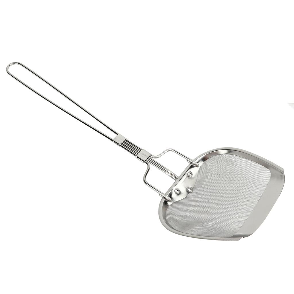 Fine Mesh Strainer 0.02in 304 Stainless Steel Firm Stable Handle Smoothing Skimmer Spoon for