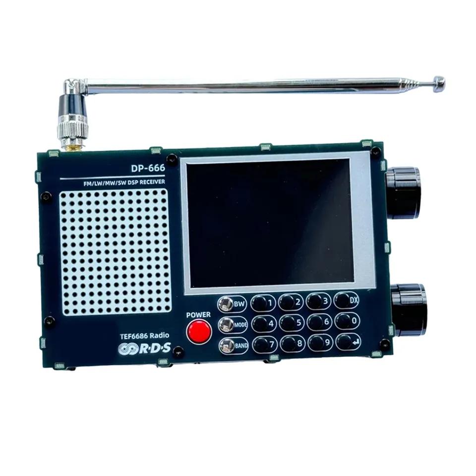 The portable FM/AM radio DP666 is equipped with the advanced TEF6686 chip, providing superior tuning capabilities and functionality.