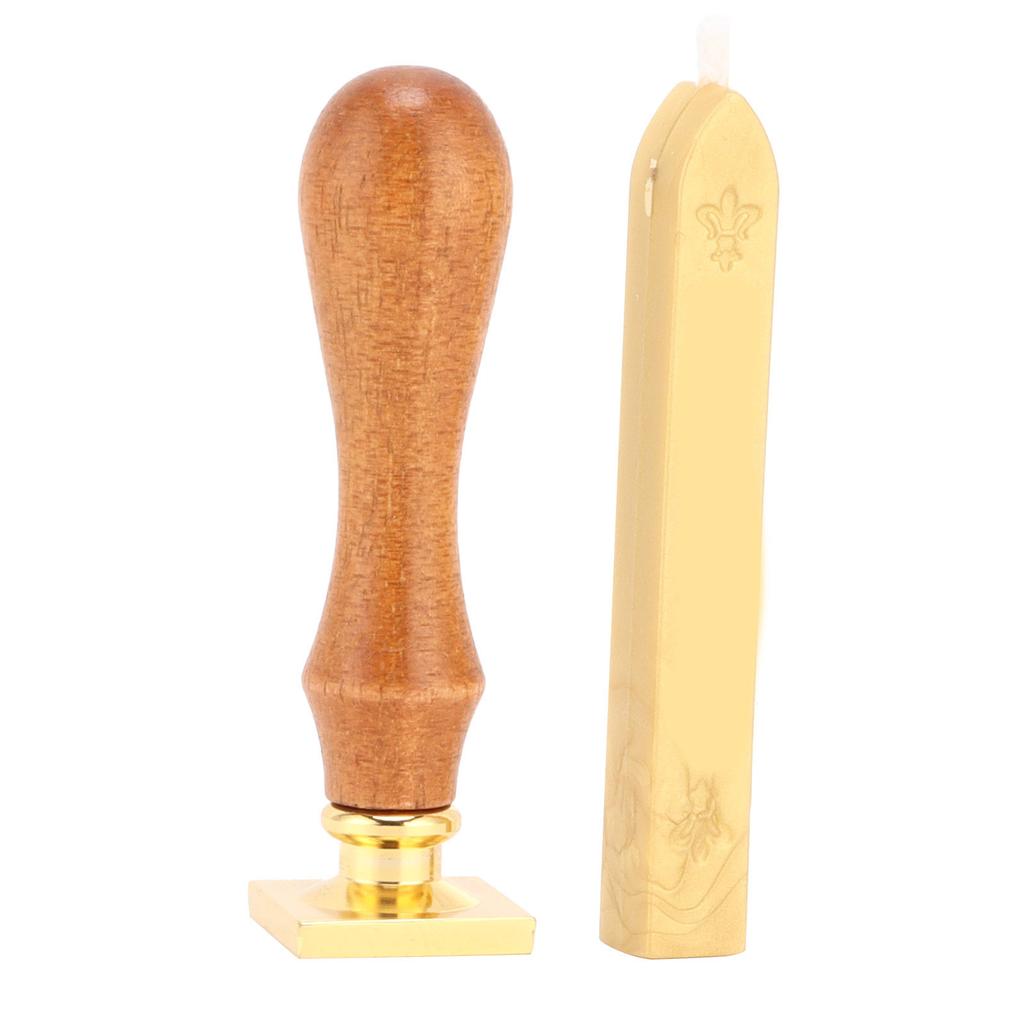 Wax Seal Stamp Kit Clear Pattern   Classic Sealing Kit for Envelopes Invitations Weddin