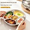 Jinwanfu 316L Stainless Steel Multi-Compartment Steaming Plate