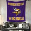 Minnesota Vikings Duvar Gobleni Estetik Duvar Askısı Baskılı Kumaş Battaniye Yatak Odası Oturma Odası Ev Dekorasyonu için Dekoratif Goblenler