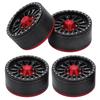 4pcs RC Metal Wheel Hubs with Screw Cap for Traxxas  Axial  Hsp  Redcat  Tamiya  Hpi RC Crawler