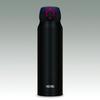 Thermos Water Bottle Vacuum Insulated Portable Mug Open Matte Black MTBK [One-Touch Type] 0.75L JNL-752