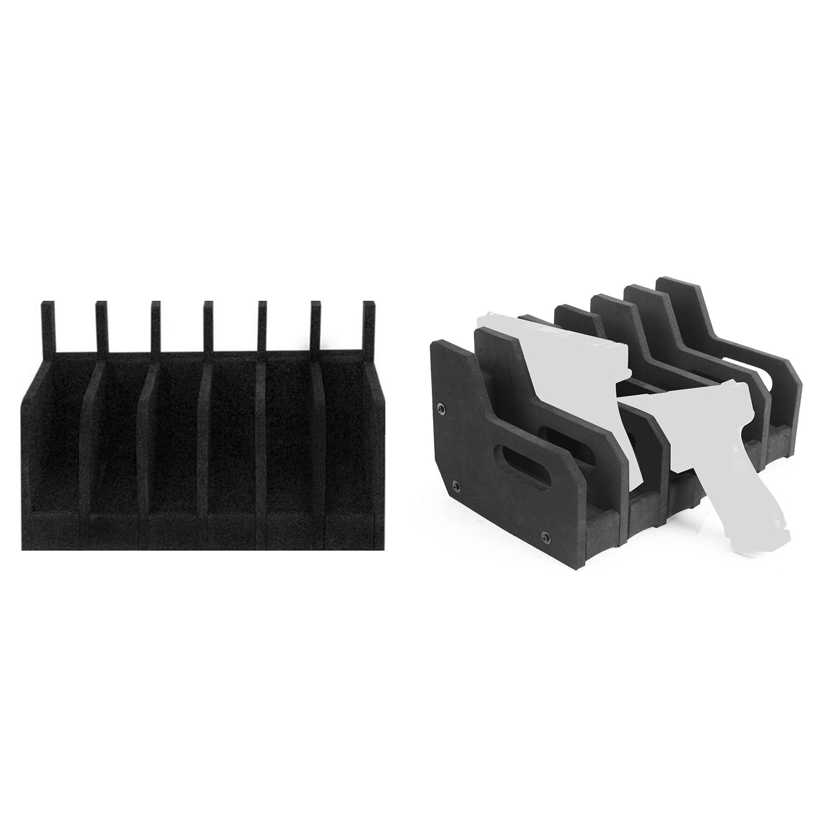 

Легка підставка для демонстрації пістолета 6 слотів Стелаж для пістолета EVA Універсальні захисні кобури Аксесуари для стрільби