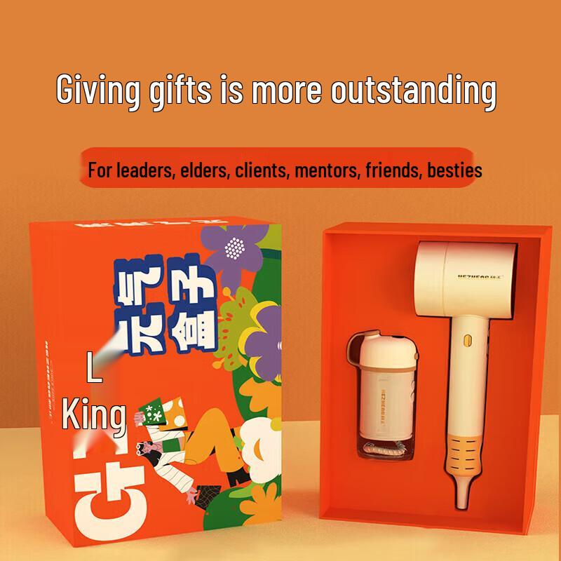 Hezheng Vitality Box High-Speed Hair Dryer & Oral Irrigator Set
