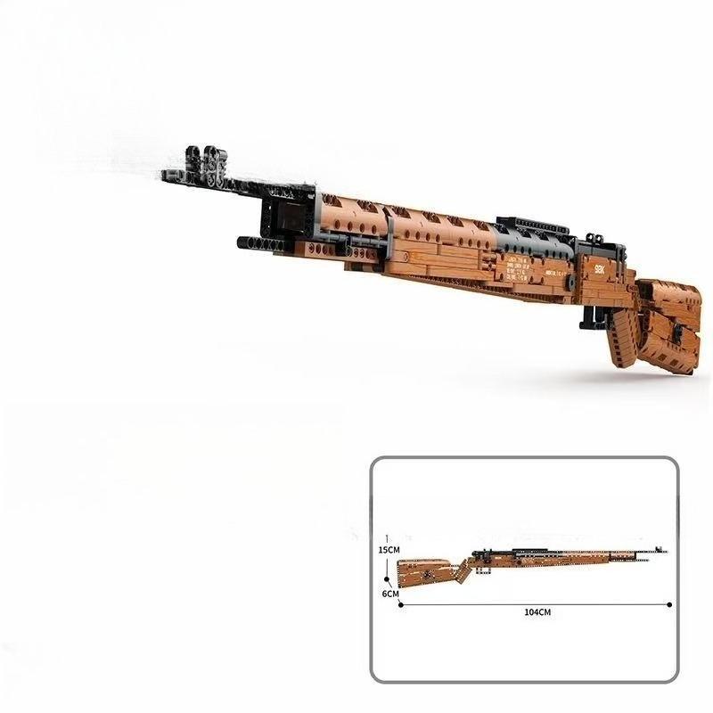 Seria Militarna Klocki Pistolet Desert Eagle M1911 AK47 Model Strzelający DIY Montaż Klocki Zabawki Na Prezent Urodzinowy Dla Dzieci