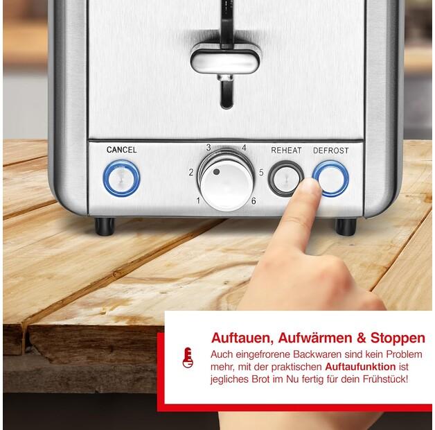 Toaster Solis Typ 8002 Steel (92012)