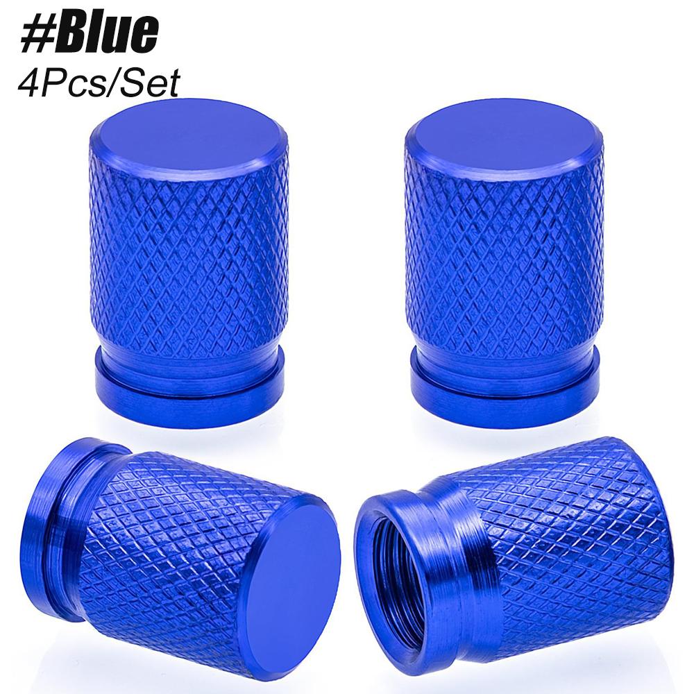 4PCS Tire Valve Caps with O Rubber Ring, Universal Dustproof Tire Valve Stem Covers for Cars, SUV, Trucks, Bikes, Motorcycles