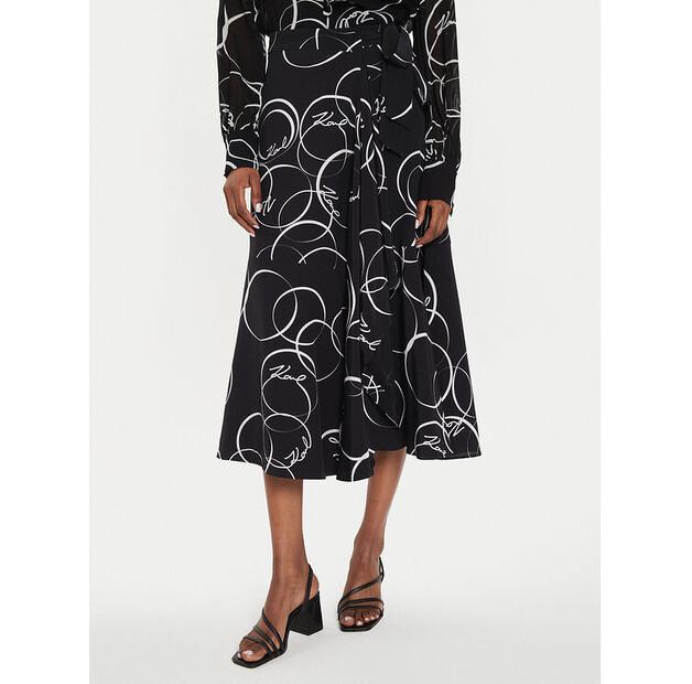 Юбка миди KARL LAGERFELD 245W1203 EU 40