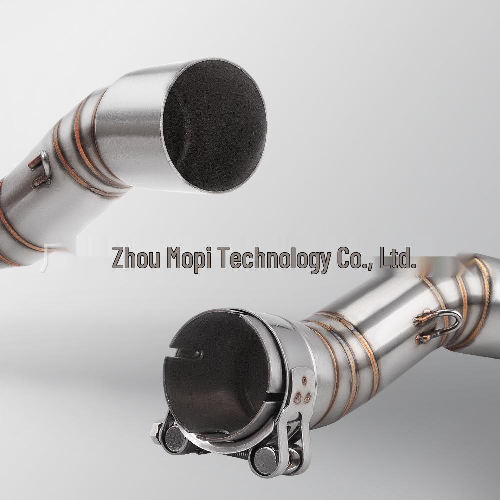 Stainless Steel Exhaust Pipe for Chu Liuxiang CLX700 Motorcycles, 51mm - Small/Medium Section