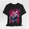 Anime Girl with Sword TShirt  Red Hair Vibe Japanese Text